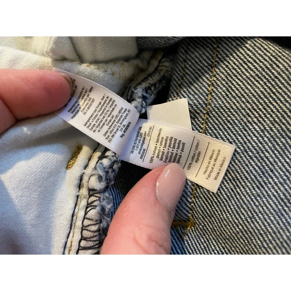 American Apparel Straight Leg High Rise Jeans 31 - Picture 6 of 6